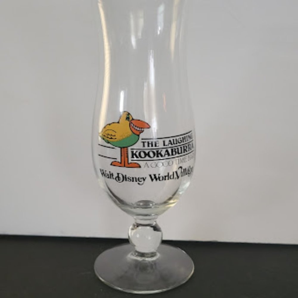 Walt Disney World Resort The Laughing Kookaburra Collectible Hurricane Glass